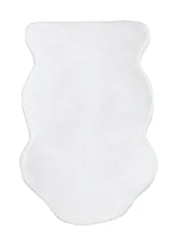 Kaycee White Shaped 2x3 Area Rug