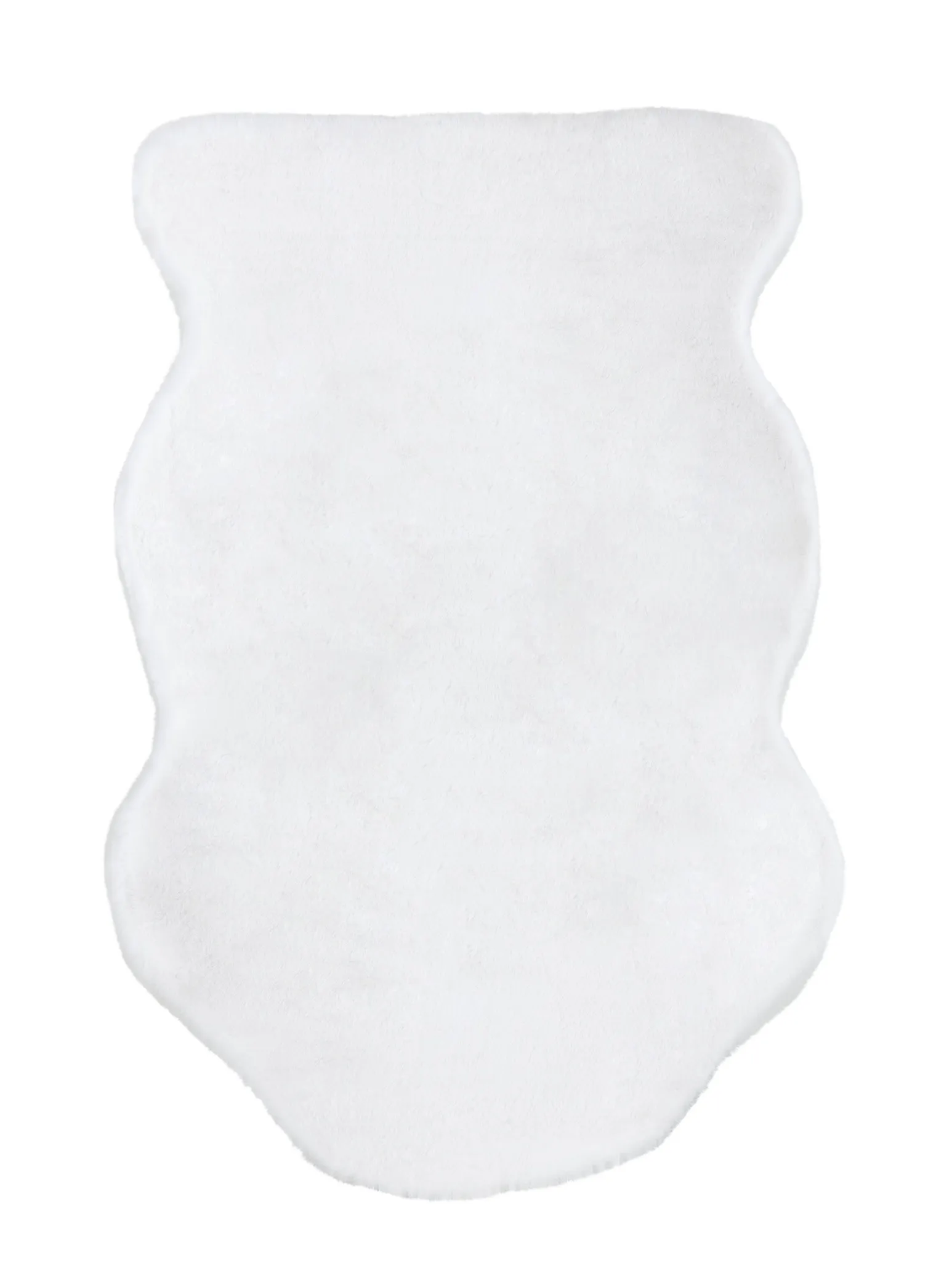 Kaycee White Shaped 2x3 Area Rug