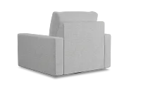 Edgewater Maguire Gray Swivel Chair