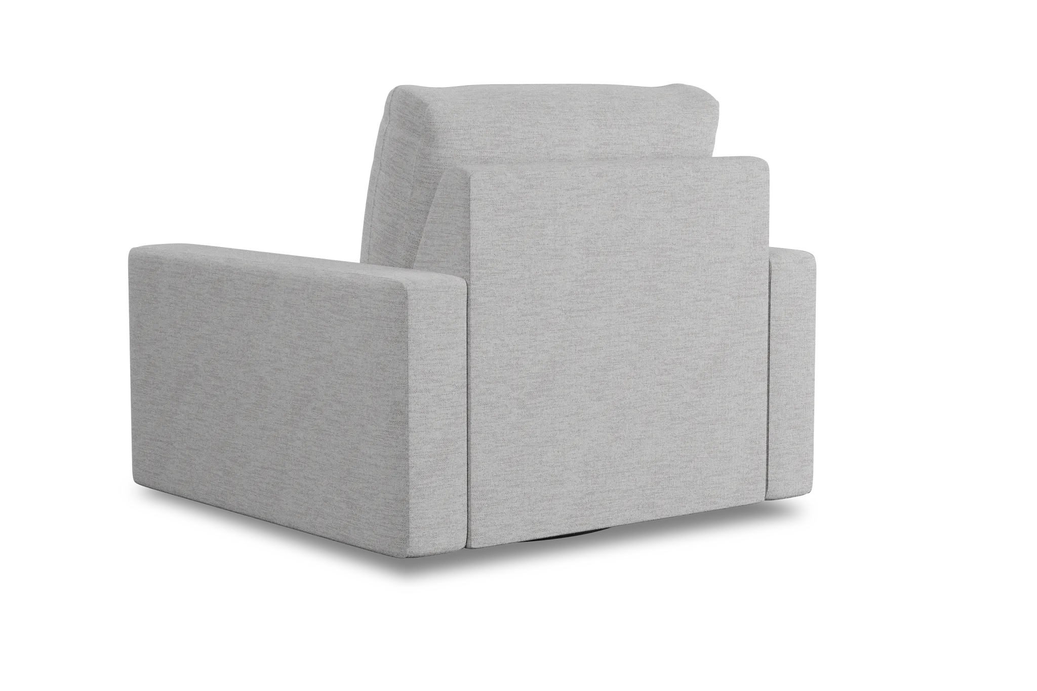 Edgewater Maguire Gray Swivel Chair