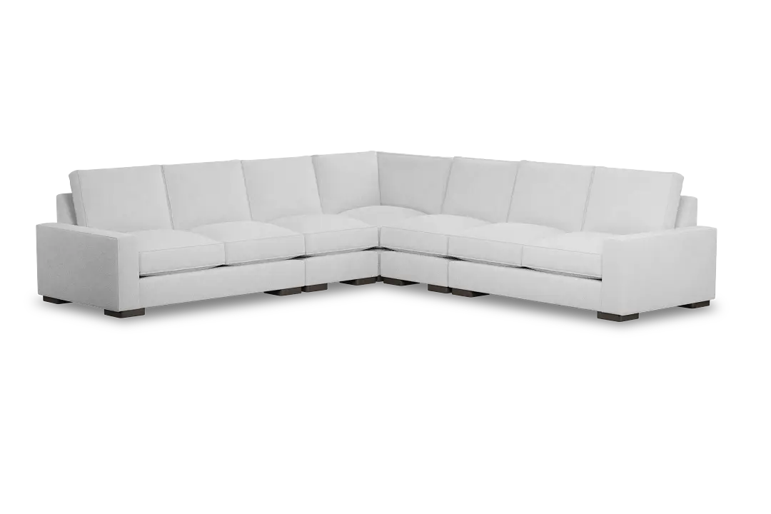 Edgewater Suave White Large Two-arm Sectional Edgewater Suave White Large Two-arm Sectional