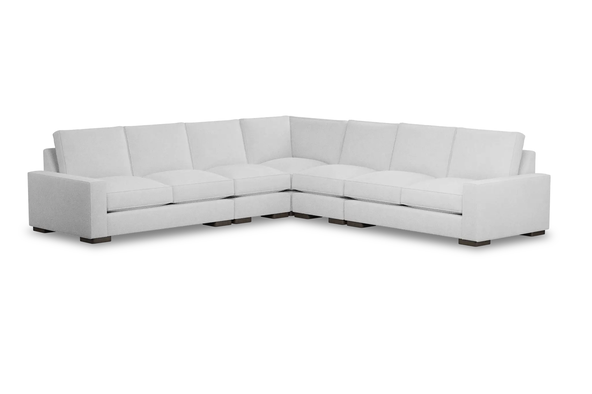 Edgewater Suave White Large Two-arm Sectional Edgewater Suave White Large Two-arm Sectional