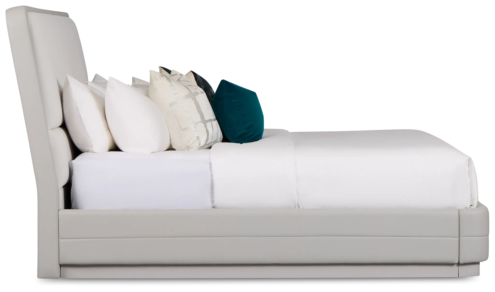 Sinfonia Gray Uph Platform Bed