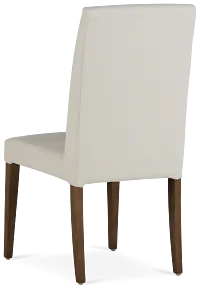 Destination Light Gray Short Slipcover Chair With Medium-tone Leg