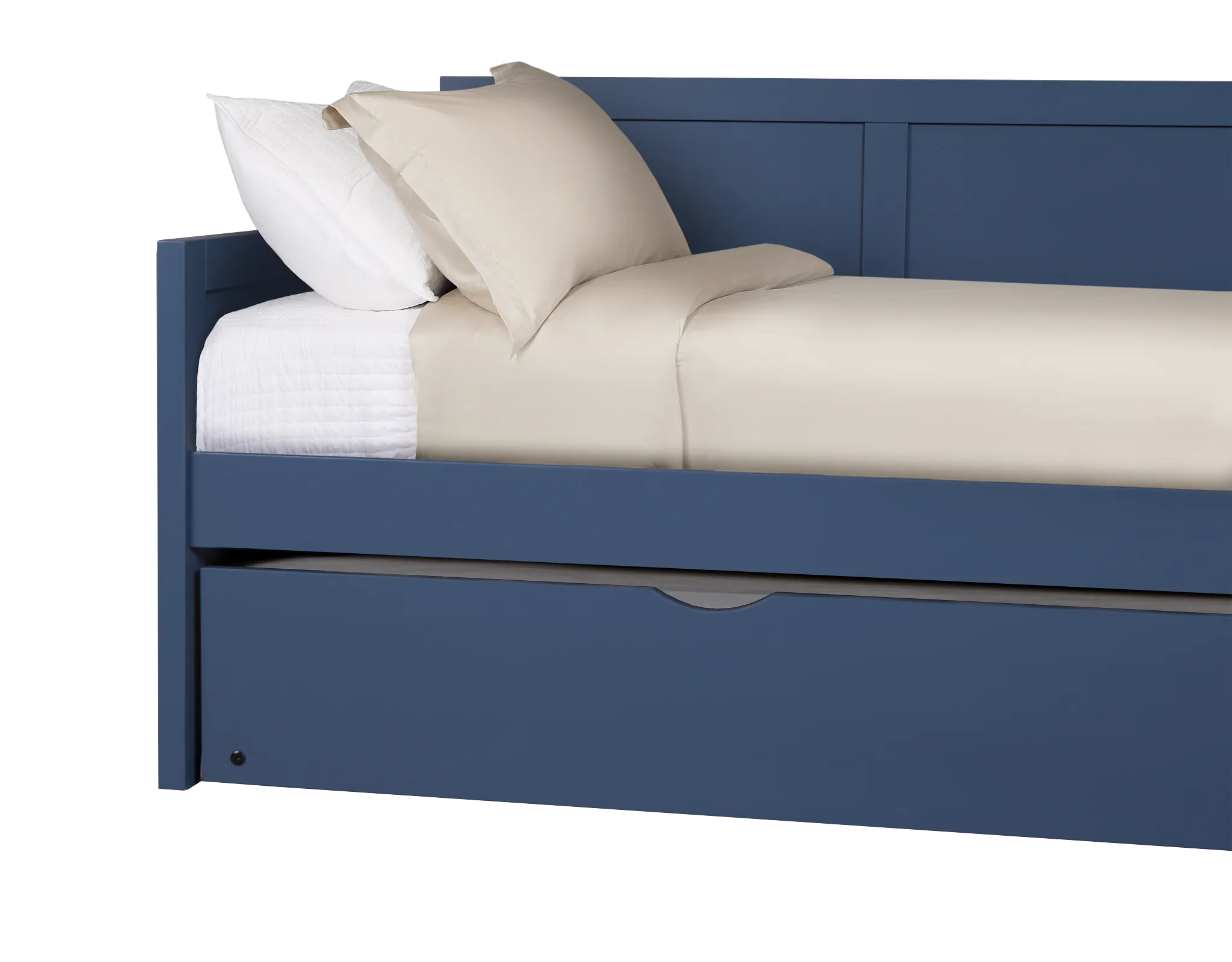 Charleston Dark Blue Panel Trundle Bed