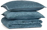 Barin Blue Coverlet Set