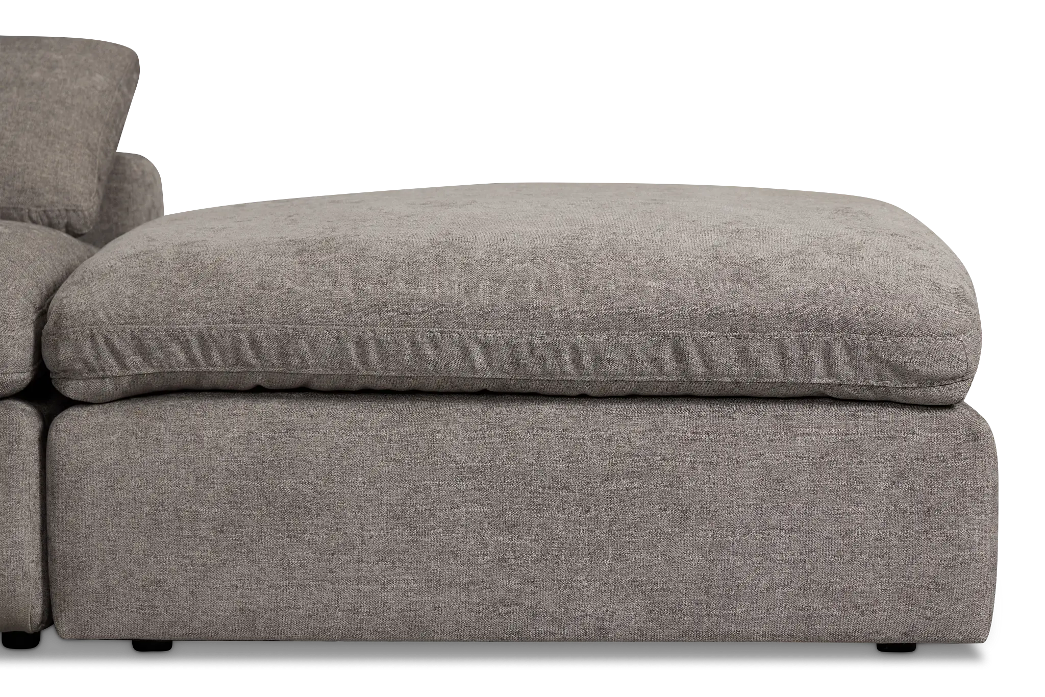 Drift Dark Gray Fabric Medium Dual Power Right Bumper Sectional Drift Dark Gray Fabric Medium Dual Power Right Bumper Sectional