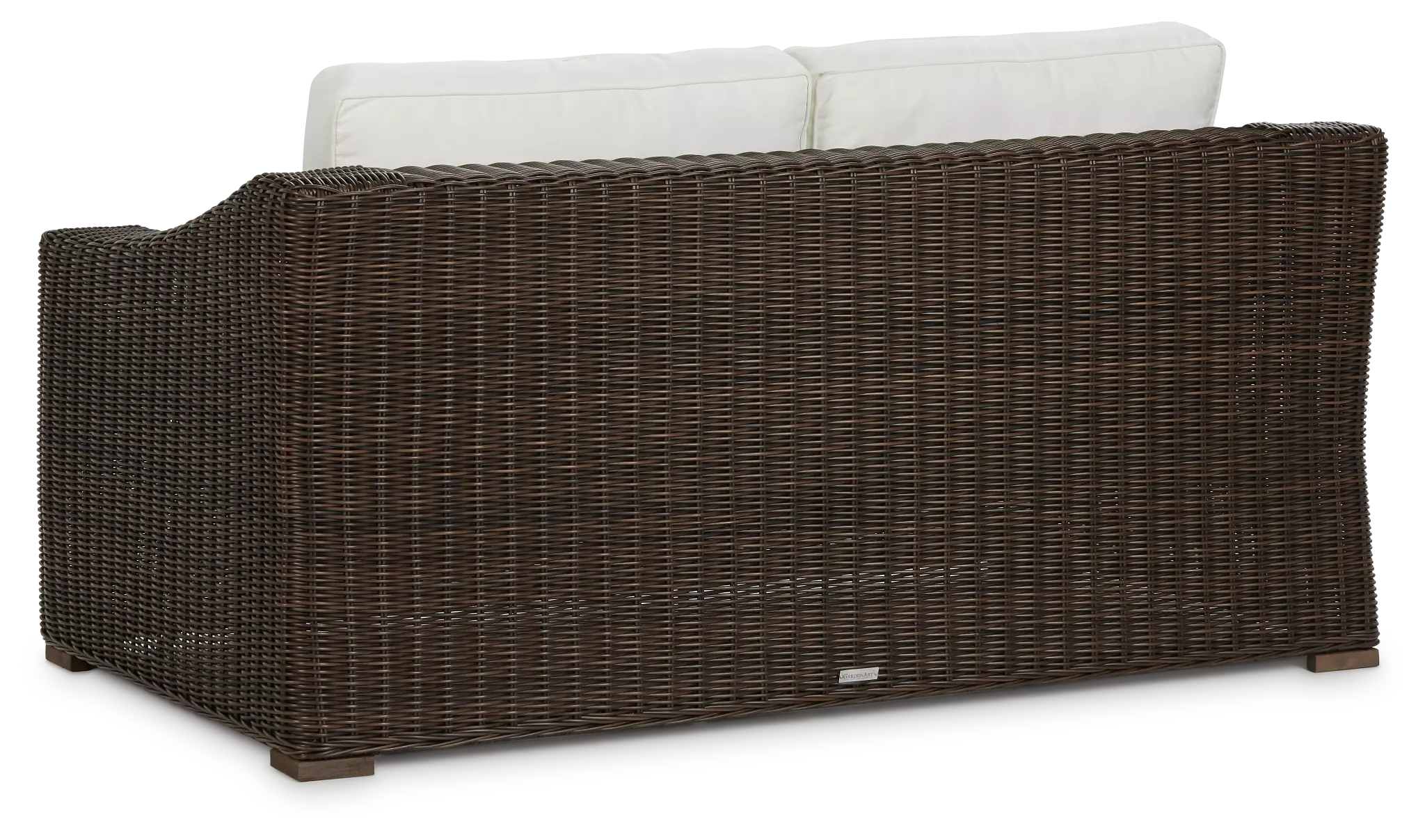 Canyon Dark Brown White Loveseat Canyon Dark Brown White Loveseat