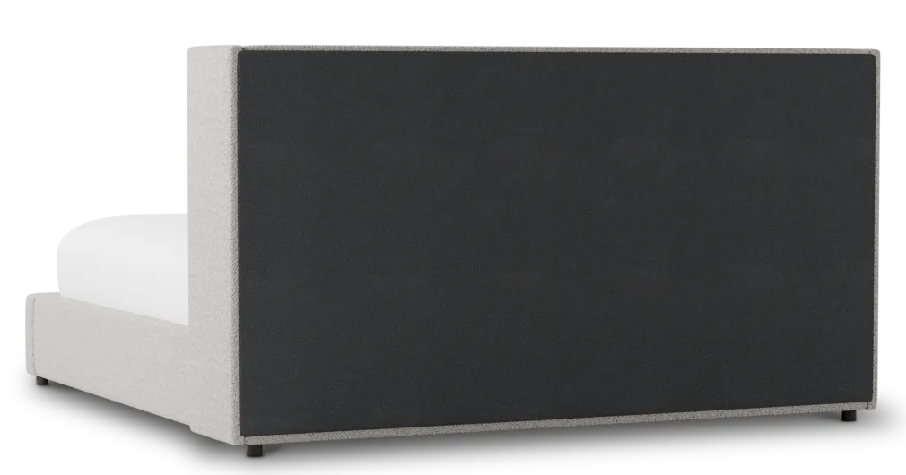 Captiva Gellar Gray 48" Upholstered Shelter Bed