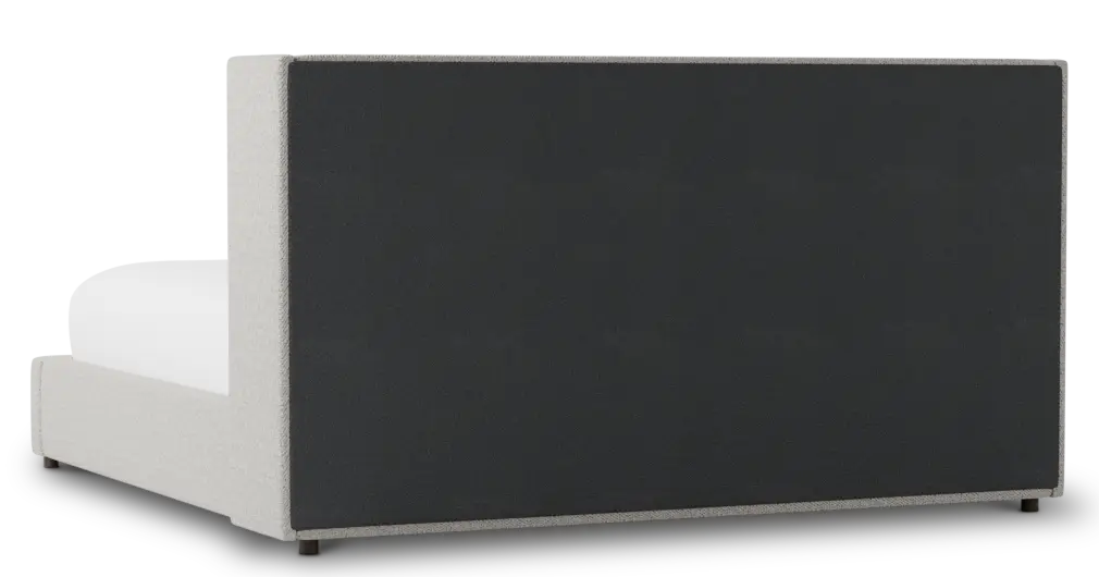 Captiva Gellar Gray 48" Upholstered Shelter Bed Captiva Gellar Gray 48" Upholstered Shelter Bed