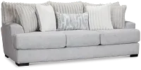 Kylie Light Gray Fabric Sofa