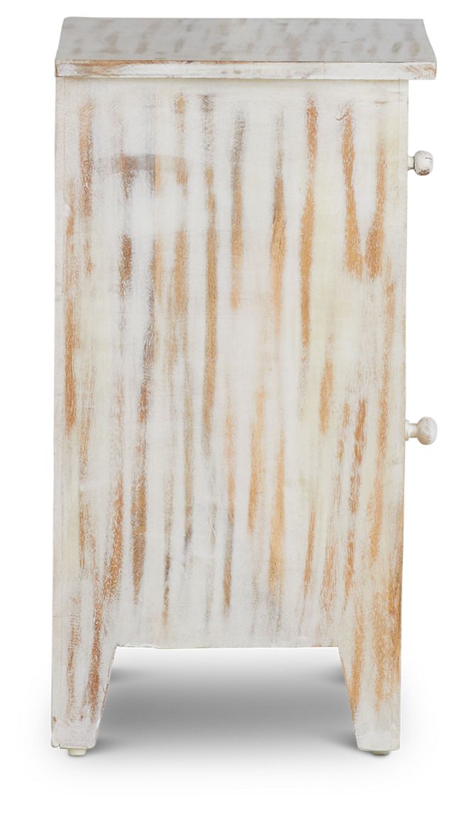 Celine Whitewash Accent Table