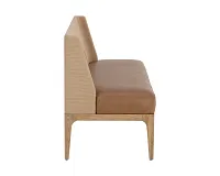 Joelle Brown Upholstered Dining Bench