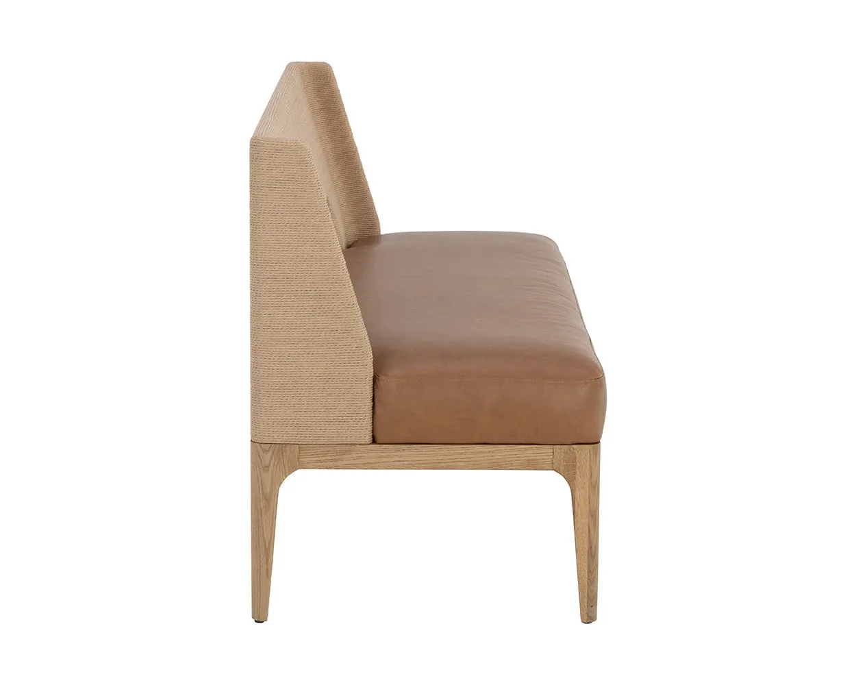 Joelle Brown Upholstered Dining Bench
