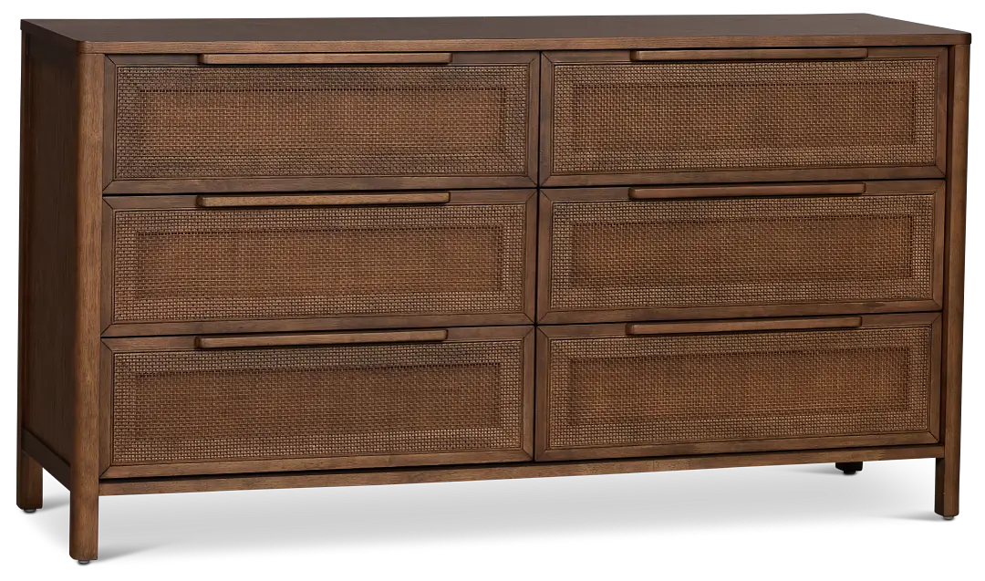 Pacific Mid Tone 6-drawer Dresser Pacific Mid Tone 6-drawer Dresser