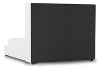 Captiva Suave White 60" Upholstered Shelter Bed