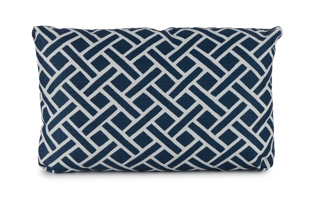 Eastwood Dark Blue Lumbar Indoor/outdoor Accent Pillow Eastwood Dark Blue Lumbar Indoor/outdoor Accent Pillow
