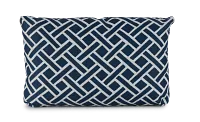 Eastwood Dark Blue Lumbar Indoor/outdoor Accent Pillow