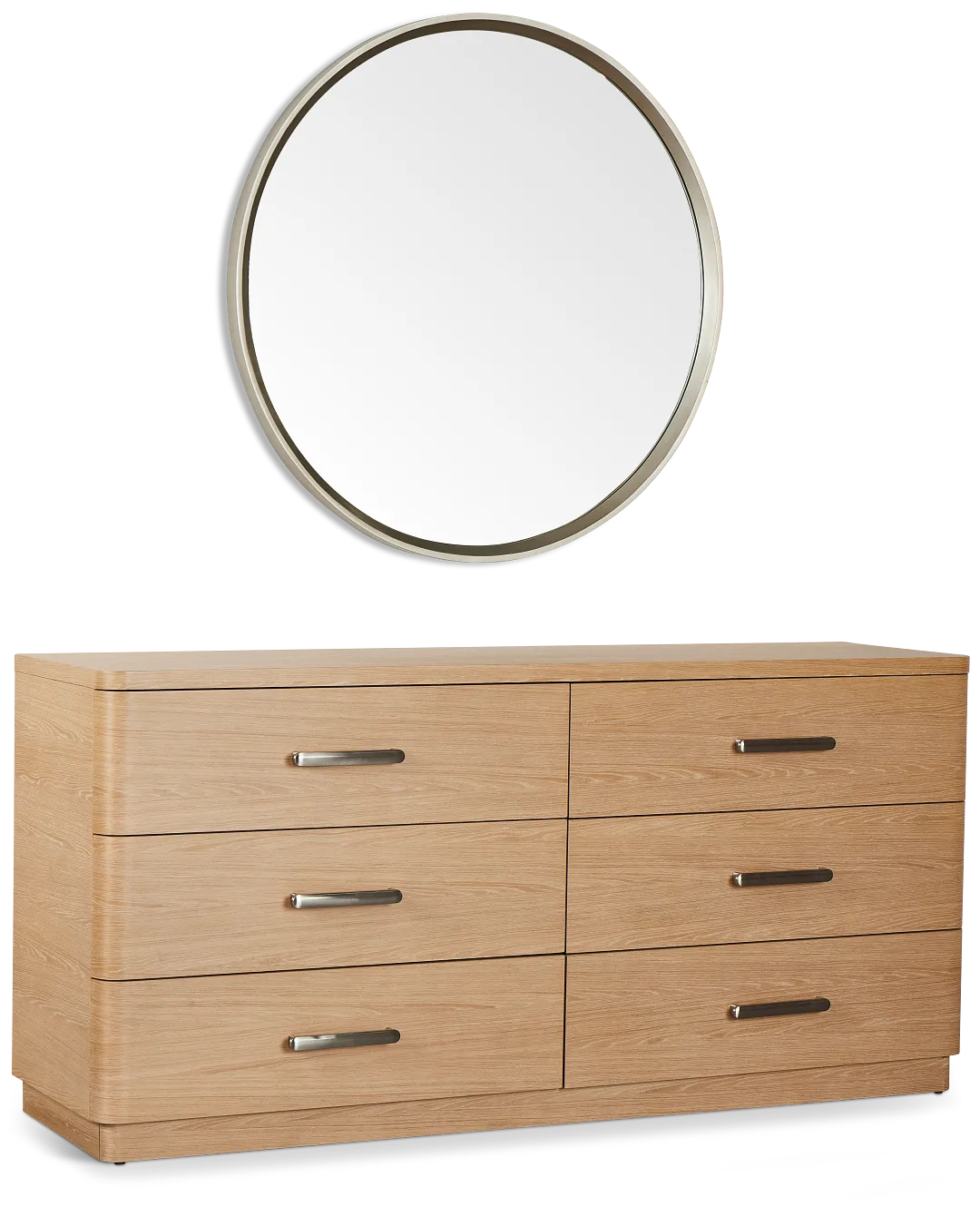 Malibu Light Tone Dresser & Mirror