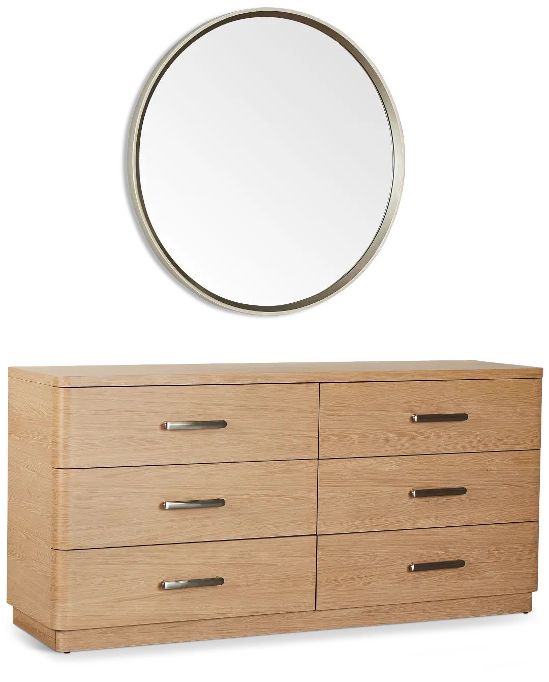 Malibu Light Tone Dresser & Mirror Malibu Light Tone Dresser & Mirror
