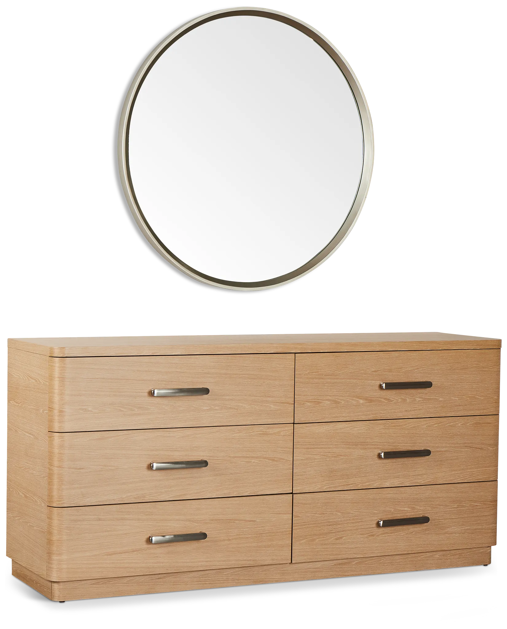Malibu Light Tone Dresser & Mirror
