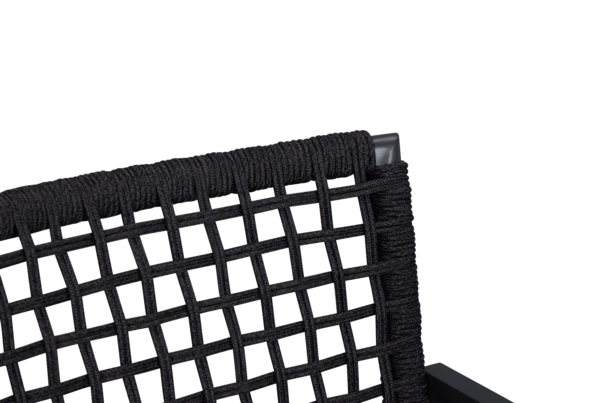 Sunrise Dark Gray Aluminum Arm Chair