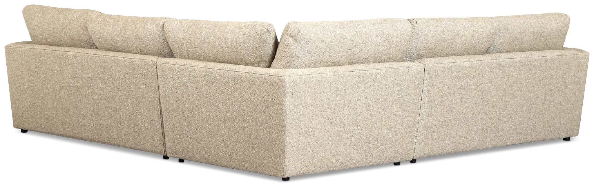 Maxwell Dark Gray Fabric Small Two-arm Sectional Maxwell Dark Gray Fabric Small Two-arm Sectional