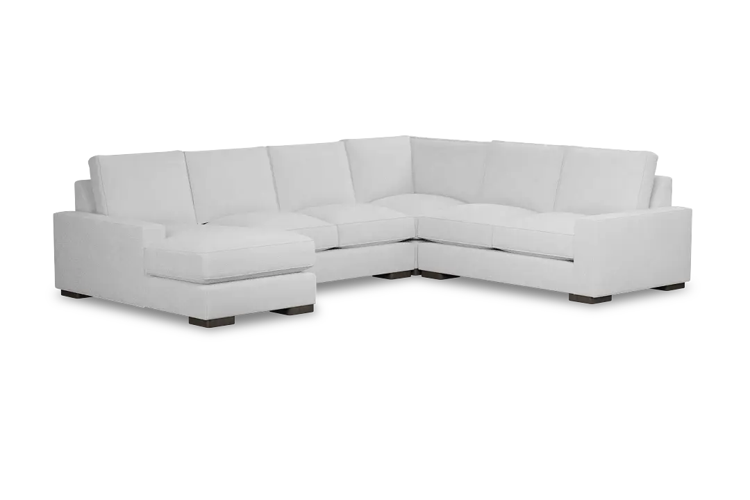 Edgewater Suave White Medium Left Chaise Sectional Edgewater Suave White Medium Left Chaise Sectional