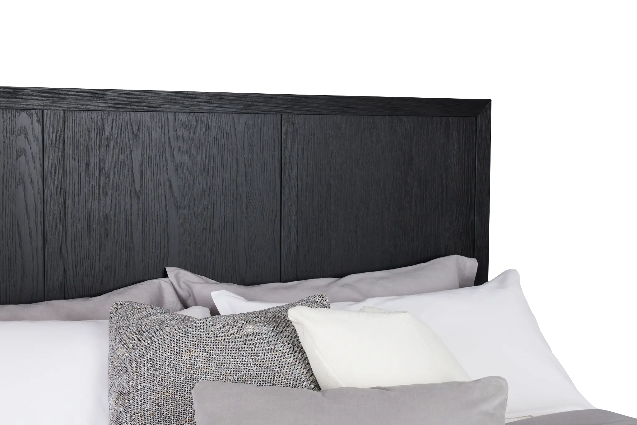 Alden Black Wood Platform Bed Alden Black Wood Platform Bed