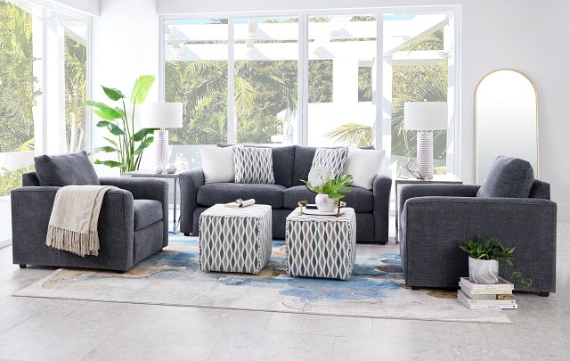 Maxie Dark Gray Micro Sofa