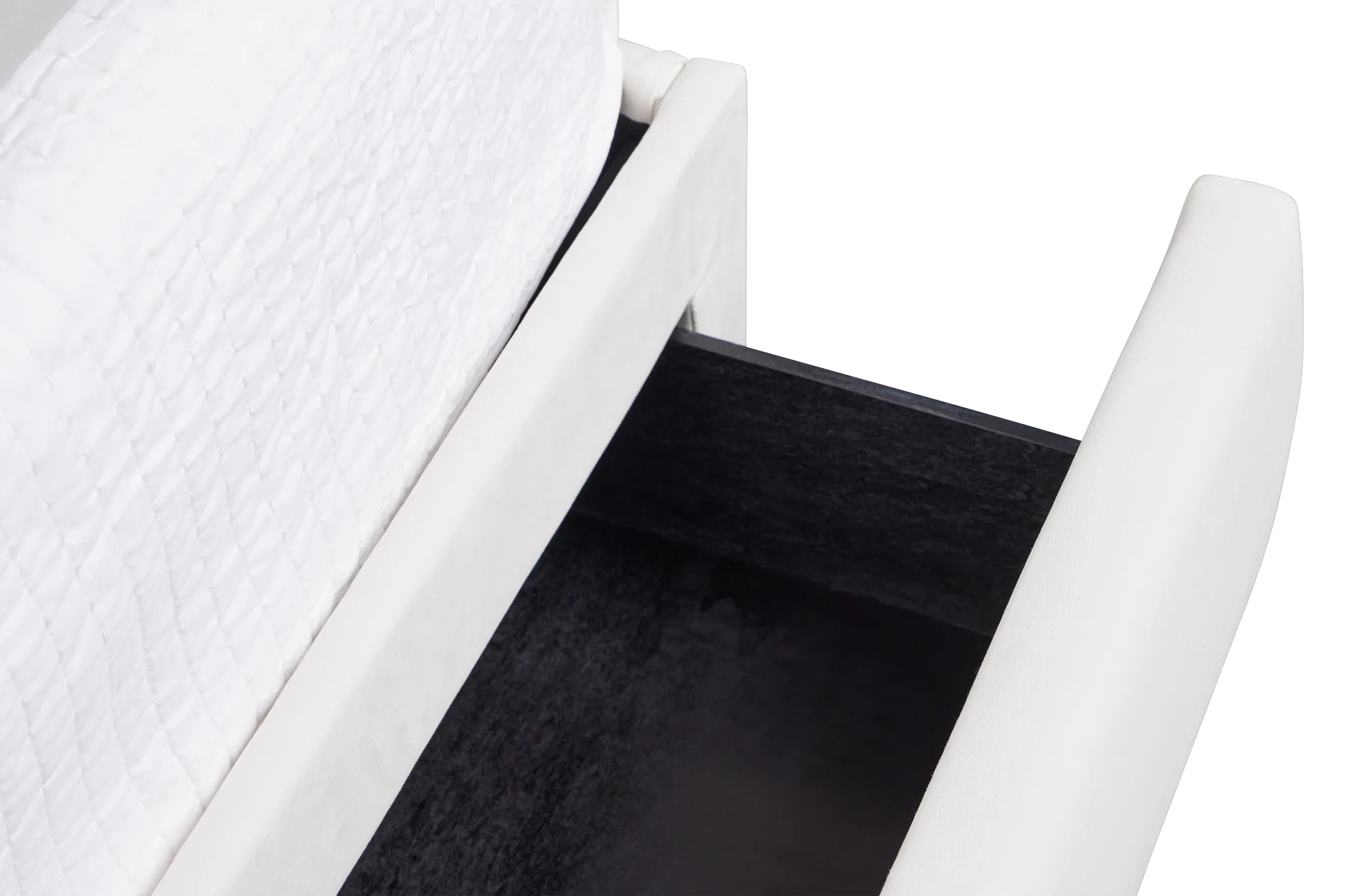 Marco White Uph Platform Storage Bed