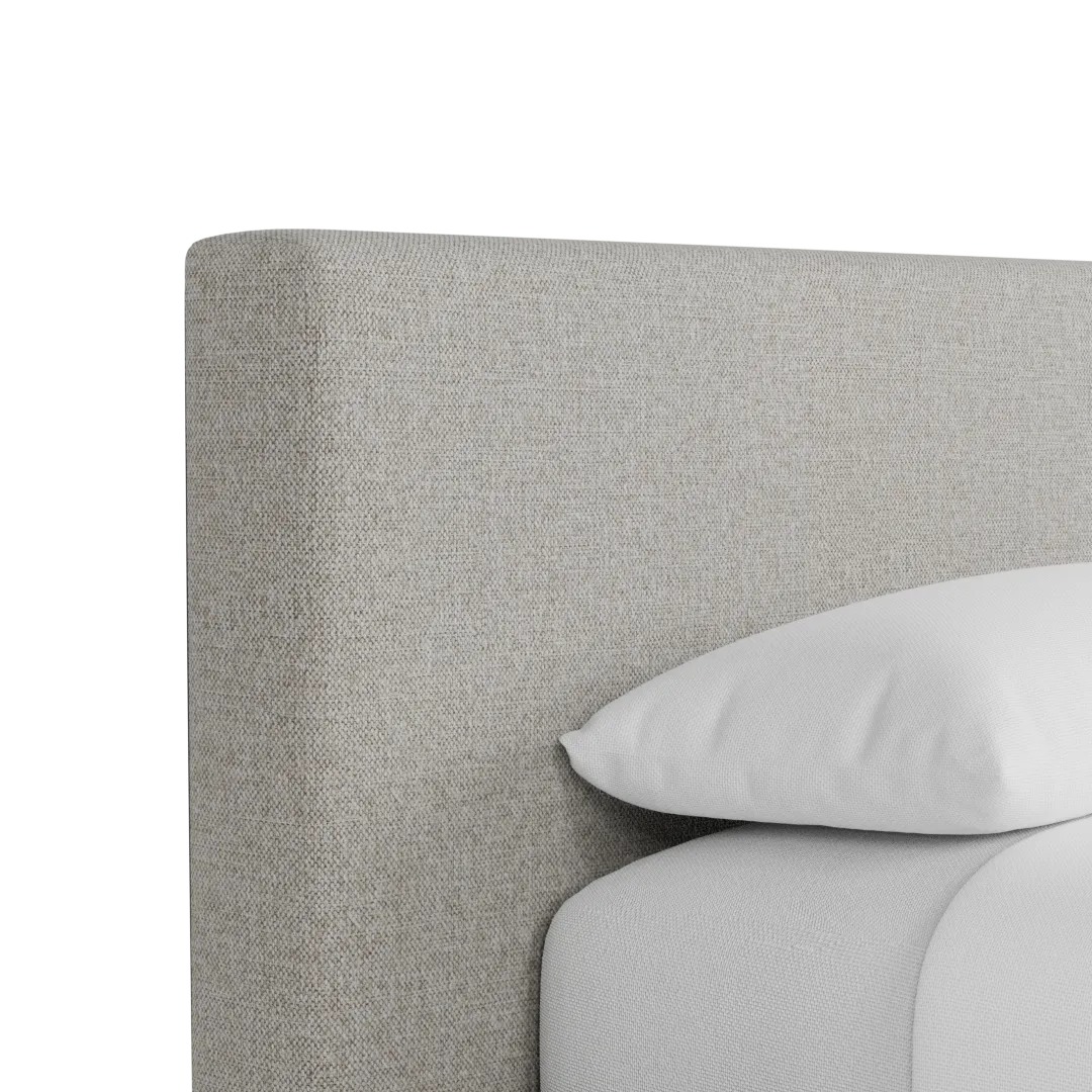 Gayton Elavation Khaki 44" Upholstered Platform Bed