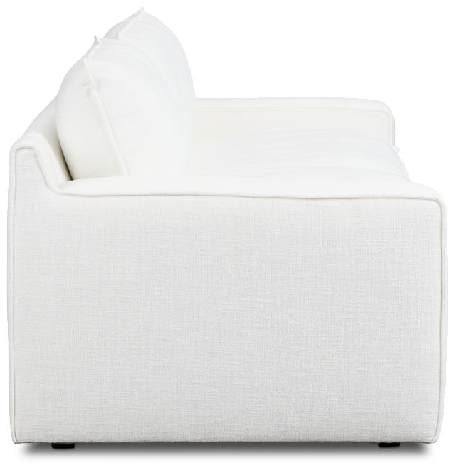 Aurora White Micro Sofa