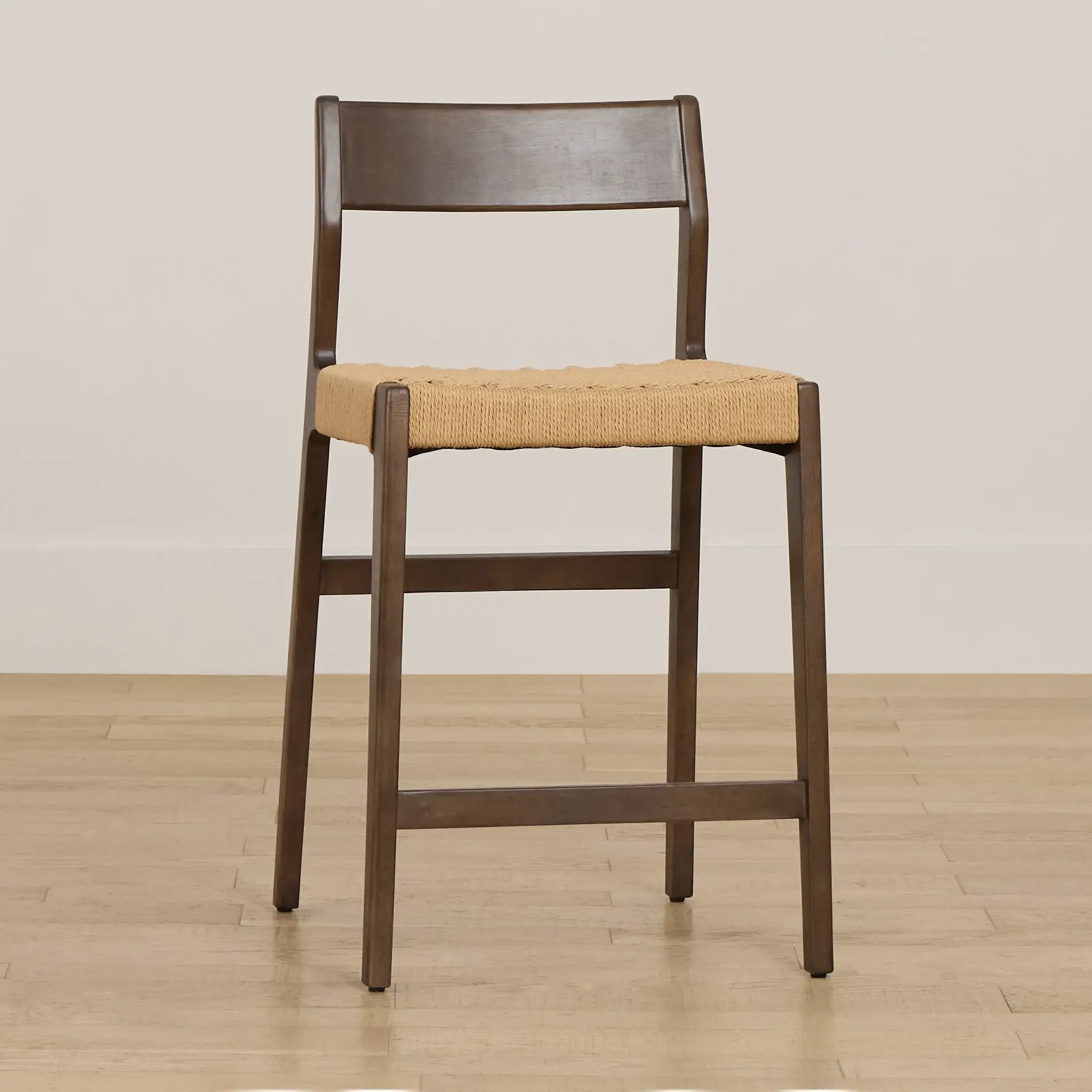 Santorini Dark Tone 24" Woven Barstool Santorini Dark Tone 24" Woven Barstool