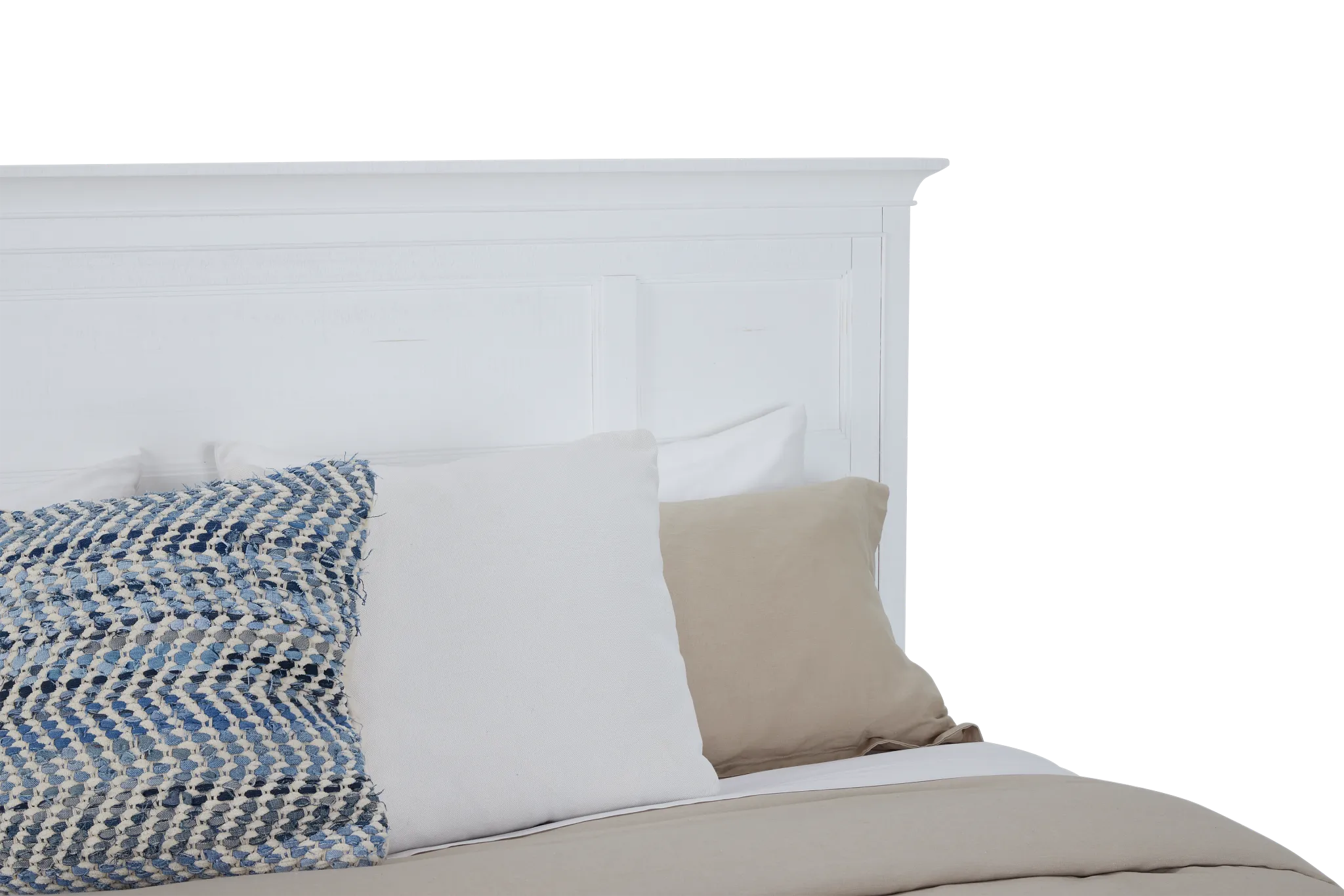 Heron Cove White Panel Bed