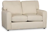 Rhodes Beige Fabric Loveseat