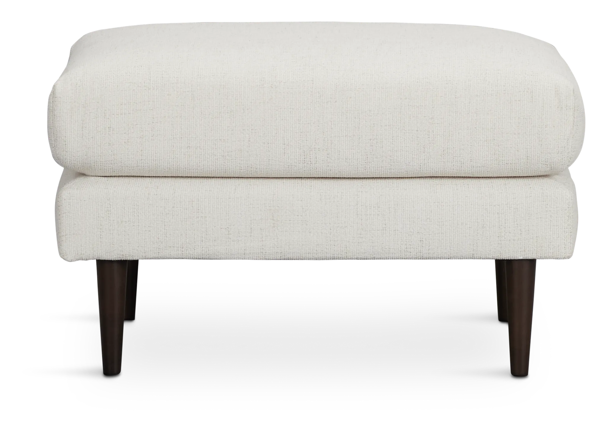 Easton Light Beige Fabric Ottoman