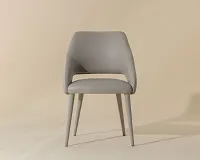 Vannah Light Gray Upholstered Arm Chair