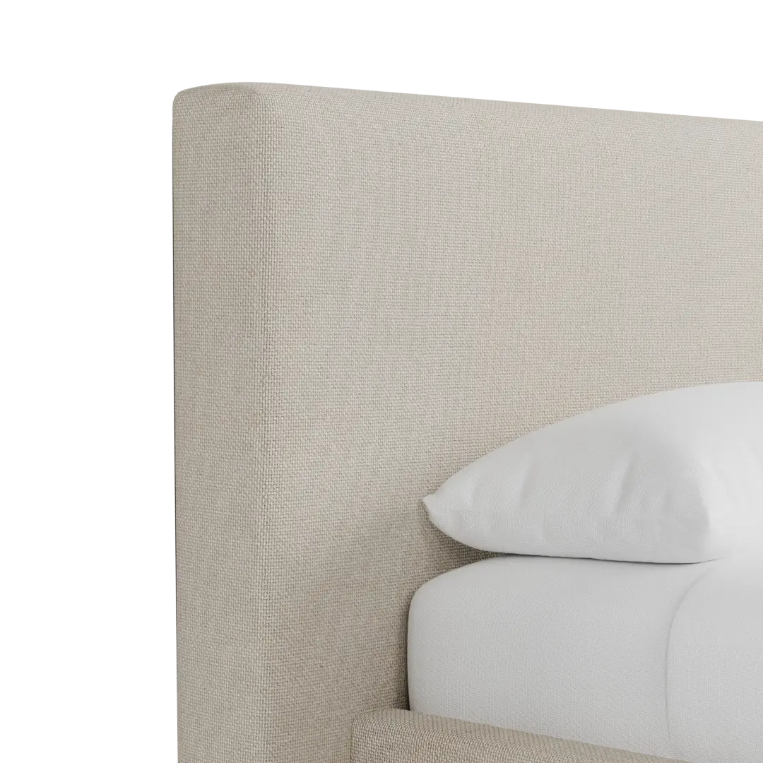 Grayton Suave Beige 44" Upholstered Platform Bed Grayton Suave Beige 44" Upholstered Platform Bed