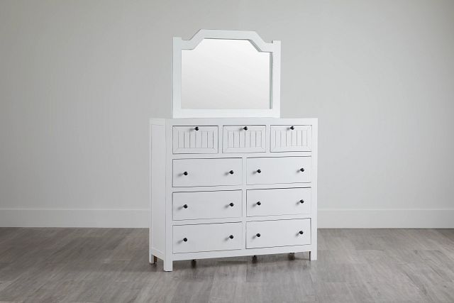 Elmhurst White Dresser & Mirror (0)