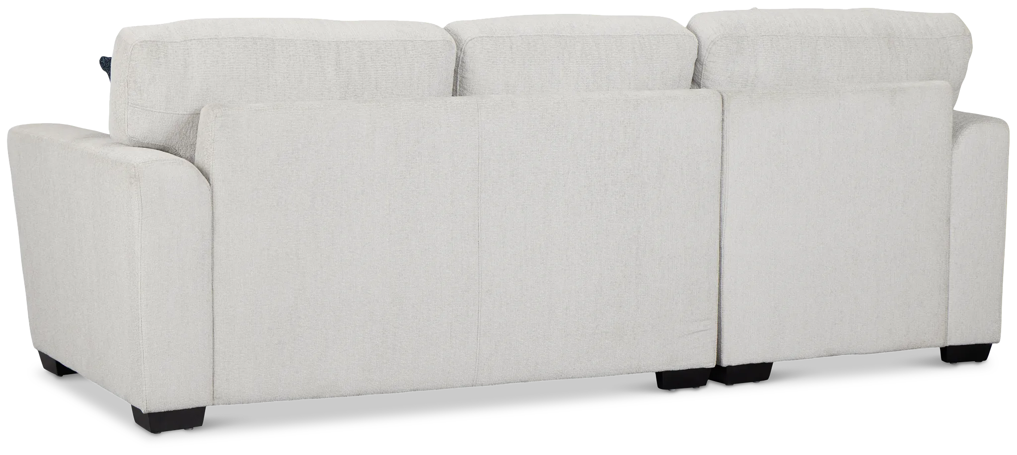 Everly Gray Fabric Left Chaise Storage Sectional