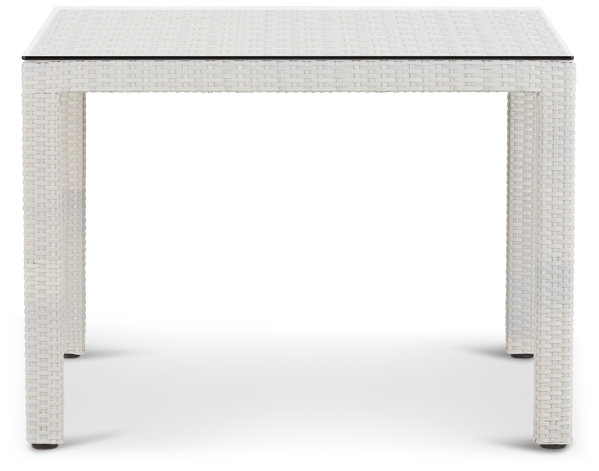 Bahia White 40" Square Table Bahia White 40" Square Table