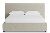 Grayton Gellar Green 44" Upholstered Platform Bed