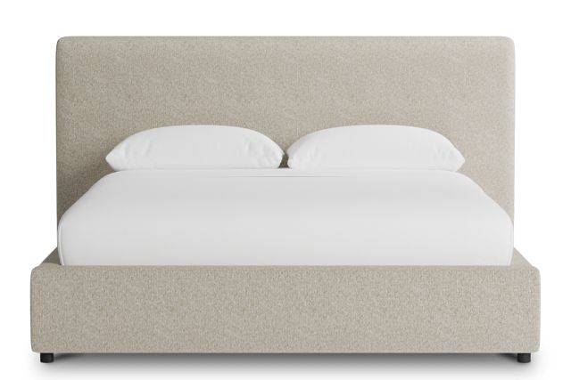 Grayton Gellar Green 44" Upholstered Platform Bed