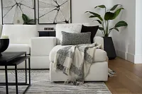 Alby Blue 50"x 60" Throw