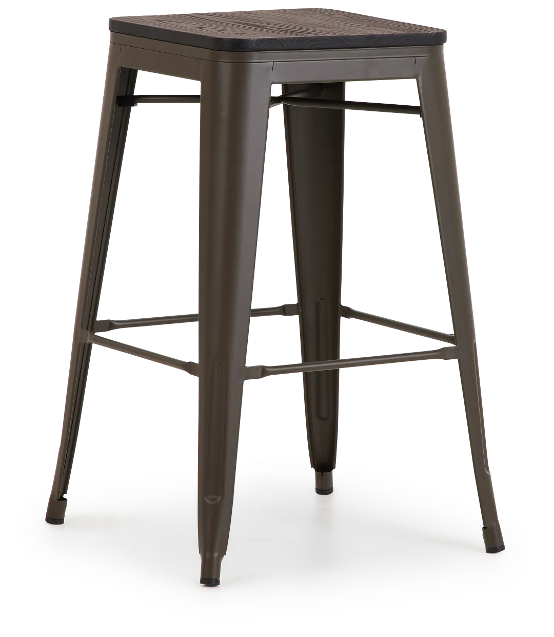 Beck Dark Tone Square 30" Barstool