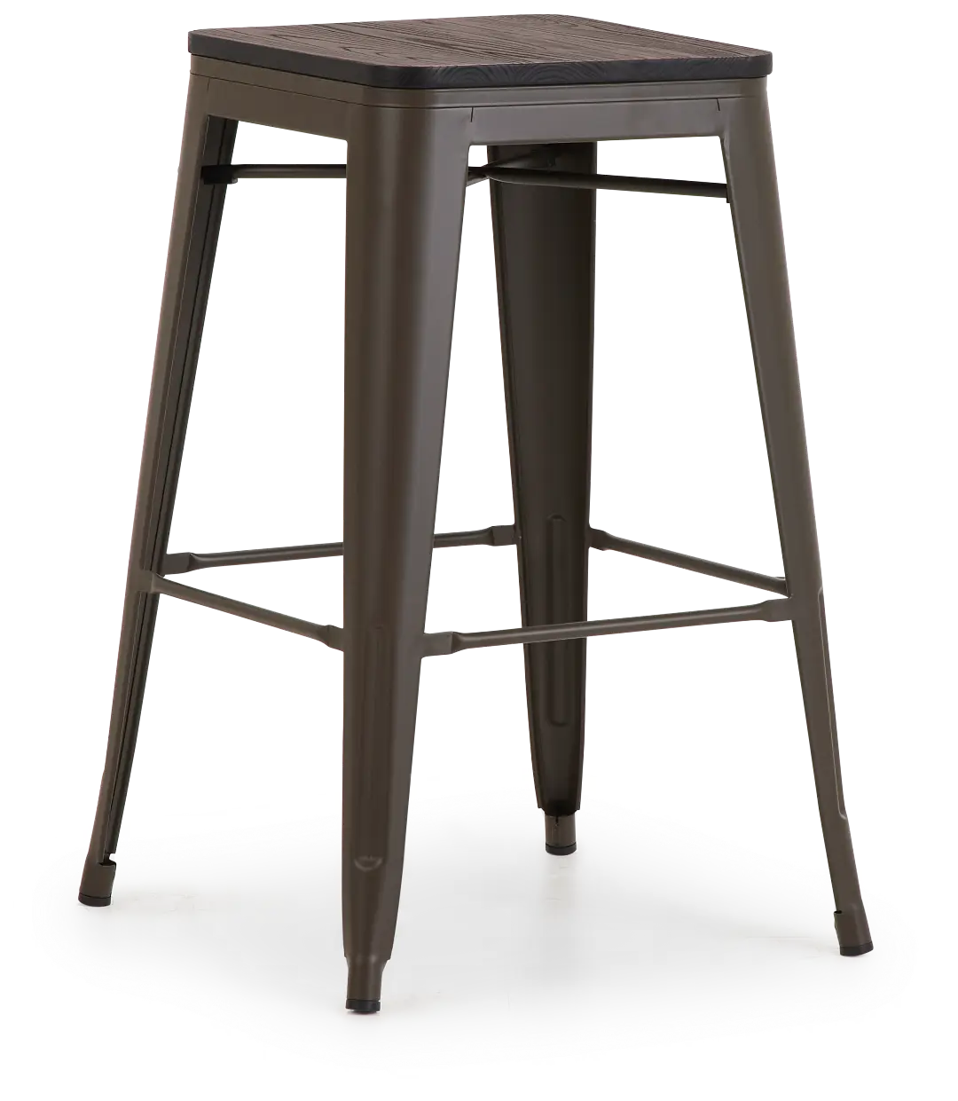 Beck Dark Tone Square 30" Barstool Beck Dark Tone Square 30" Barstool