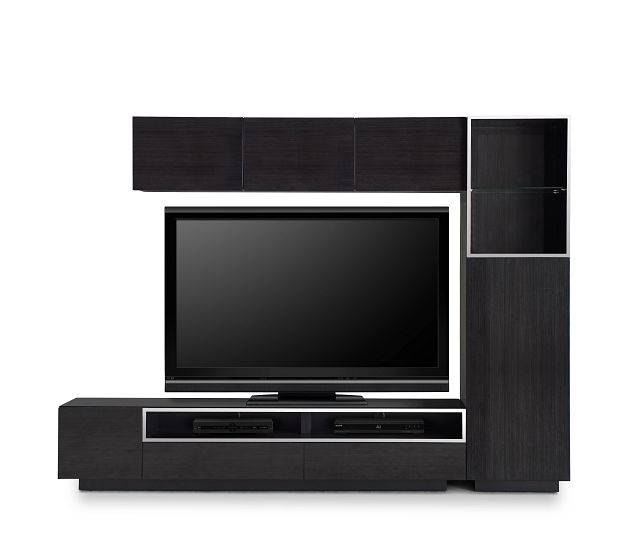 Vancouver Dark Tone 108" 5-piece Right Modular Entertainment Wall