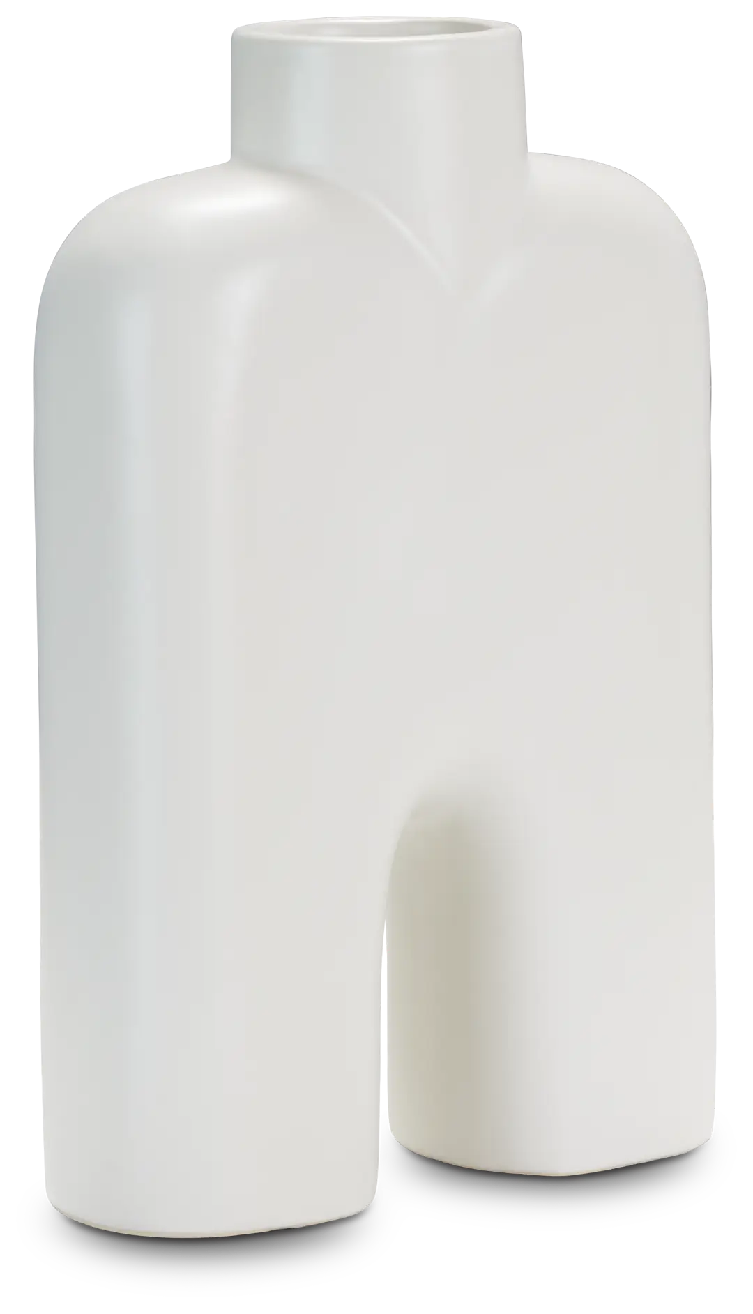 Teya White Medium Vase Teya White Medium Vase