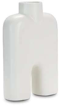 Teya White Medium Vase